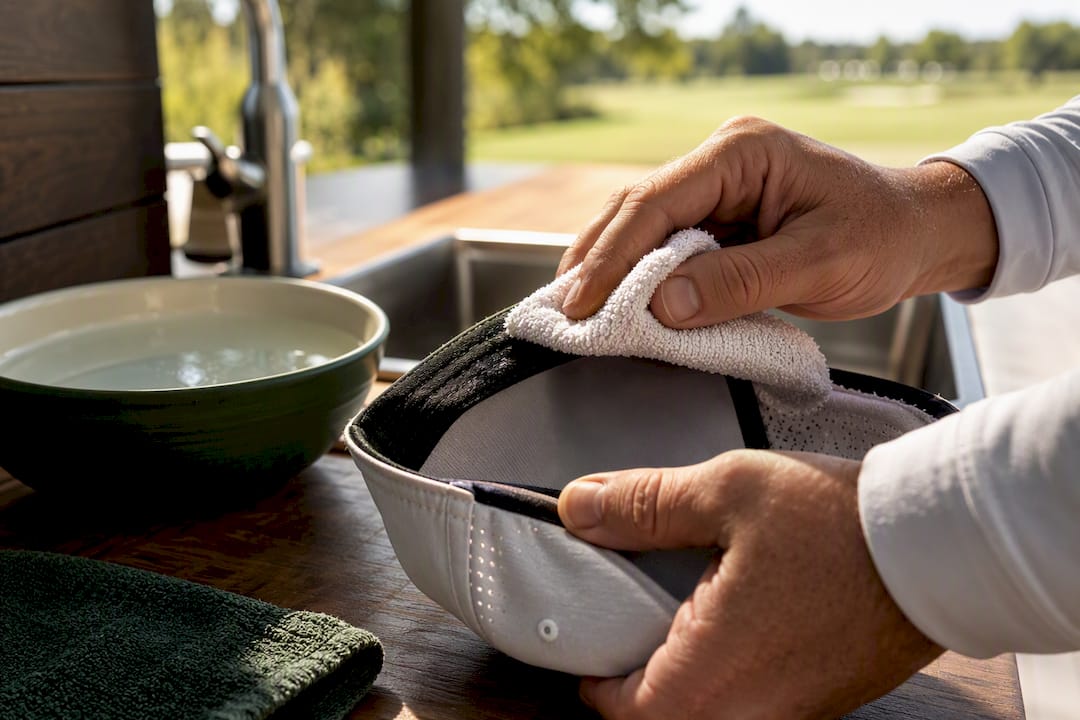 Golfers: 5 steps to remove sweat stains from performance hats - Plaid Gorilla Golf