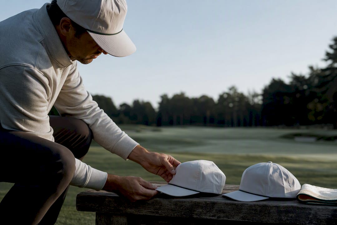 Avoid Mid Swing Hat Flips: 5 Panel vs 6 Panel for Golfers - Plaid Gorilla Golf