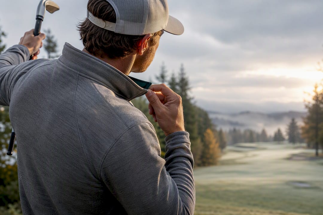 Golfers: Pick Slim, Venting Mid Layers That Don’t Restrict Your Swing - Plaid Gorilla Golf