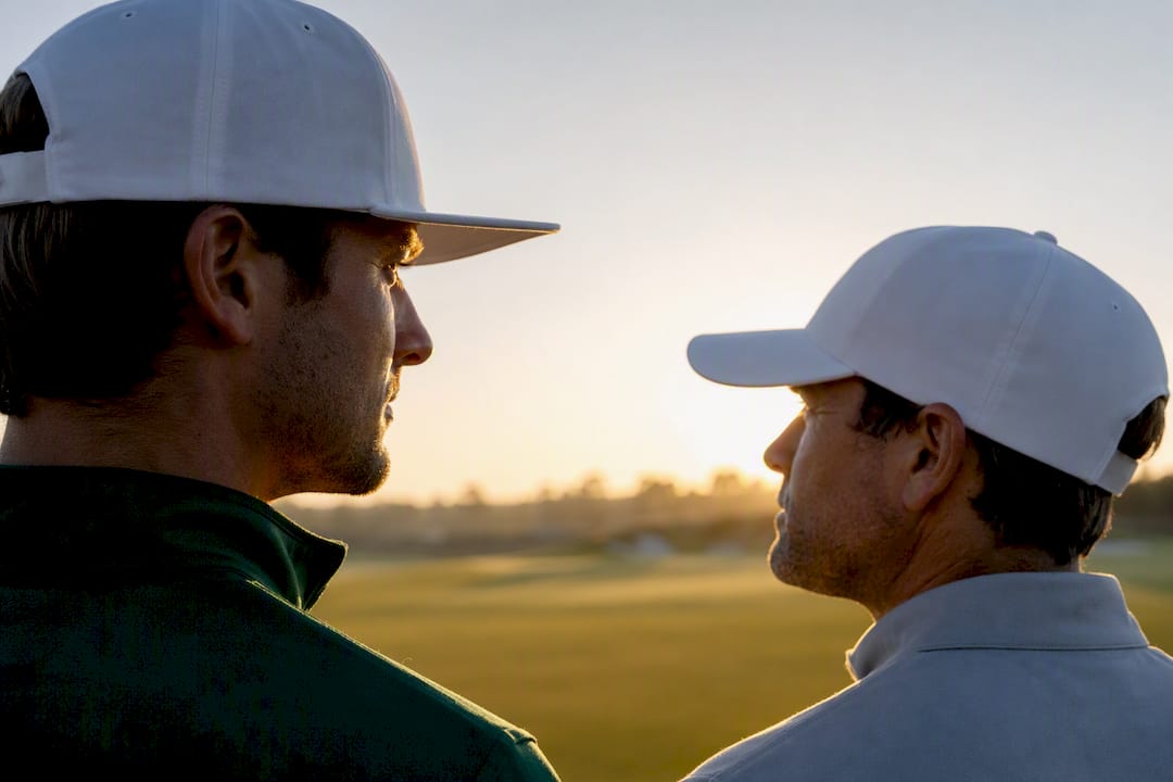 Golfers: Pick Flat or Curved Brims for Shade, Style and On Course Comfort - Plaid Gorilla Golf
