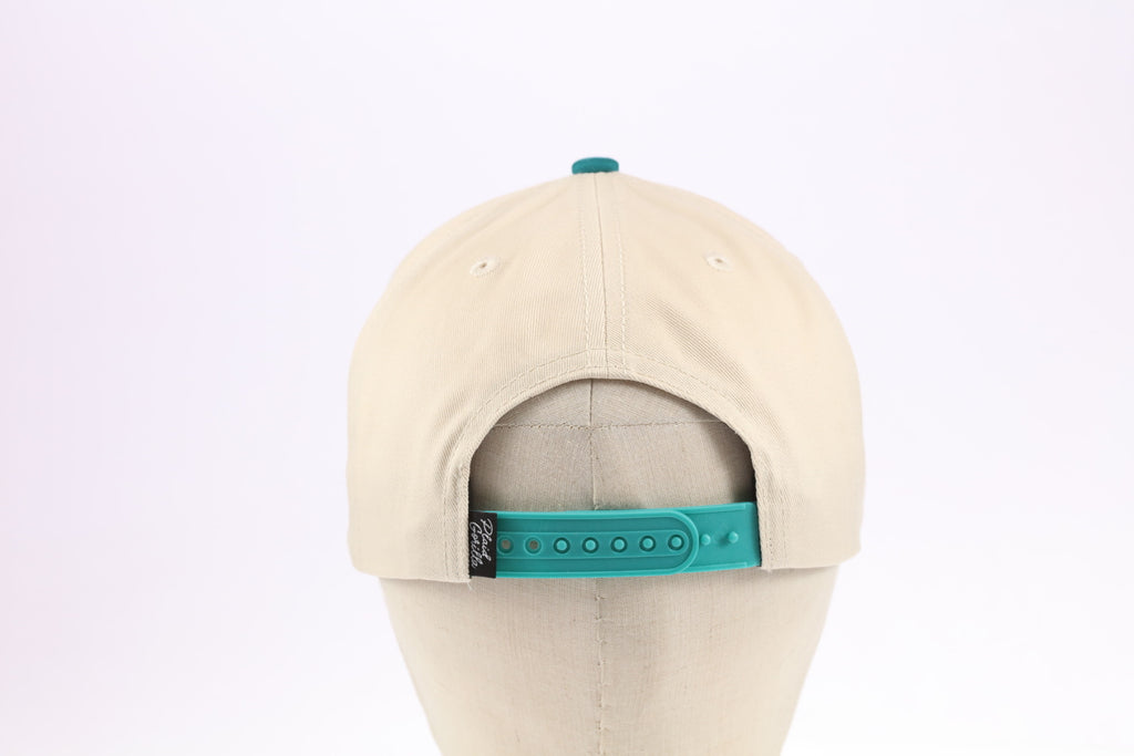 Bogey Enthusiast Snapback – Tan/Emerald Green