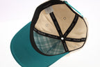 Bogey Enthusiast Snapback – Tan/Emerald Green