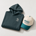 The Bogey Set - Bogey Enthusiast hat and Bogey Enthusiast hoodie - Plaid Gorilla Golf