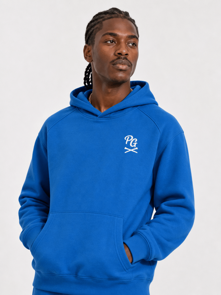 Prime Hoodie - Teal Blue - Plaid Gorilla Golf